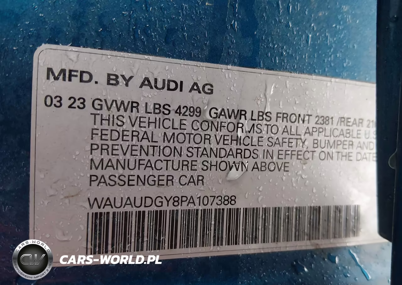 2023 Audi A3 Premium 40 Tfsi Front-Wheel Drive S Tronic VIN:WAUAUDGY8PA107388 - 9
