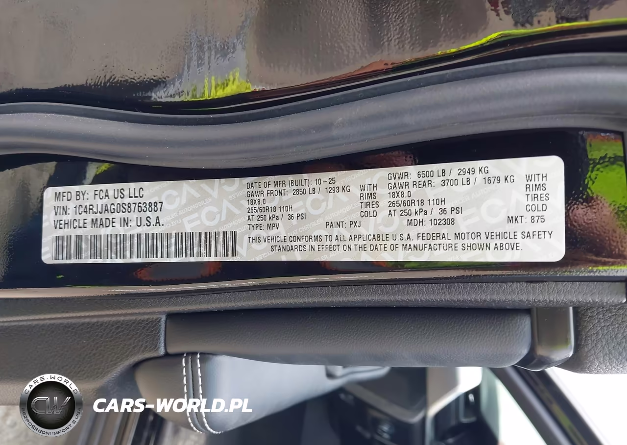 2025 Jeep Grand Cherokee L Altitude X 4X2 VIN:1C4RJJAG0S8763887 - 9