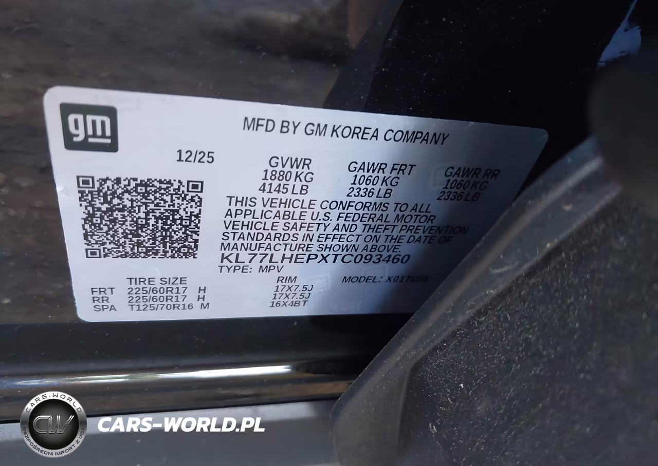 2026 Chevrolet Trax Fwd Lt VIN:KL77LHEPXTC093460 - 9