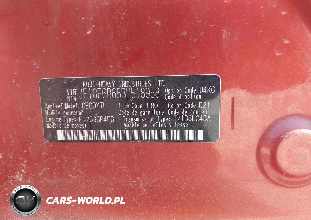2011 Subaru Impreza 2.5I Premium VIN:JF1GE6B65BH518958 - 9