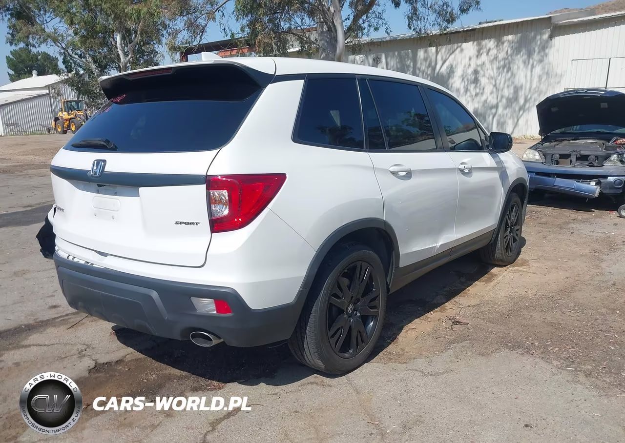 2021 Honda Passport 2Wd Sport VIN:5FNYF7H22MB011802 - 4