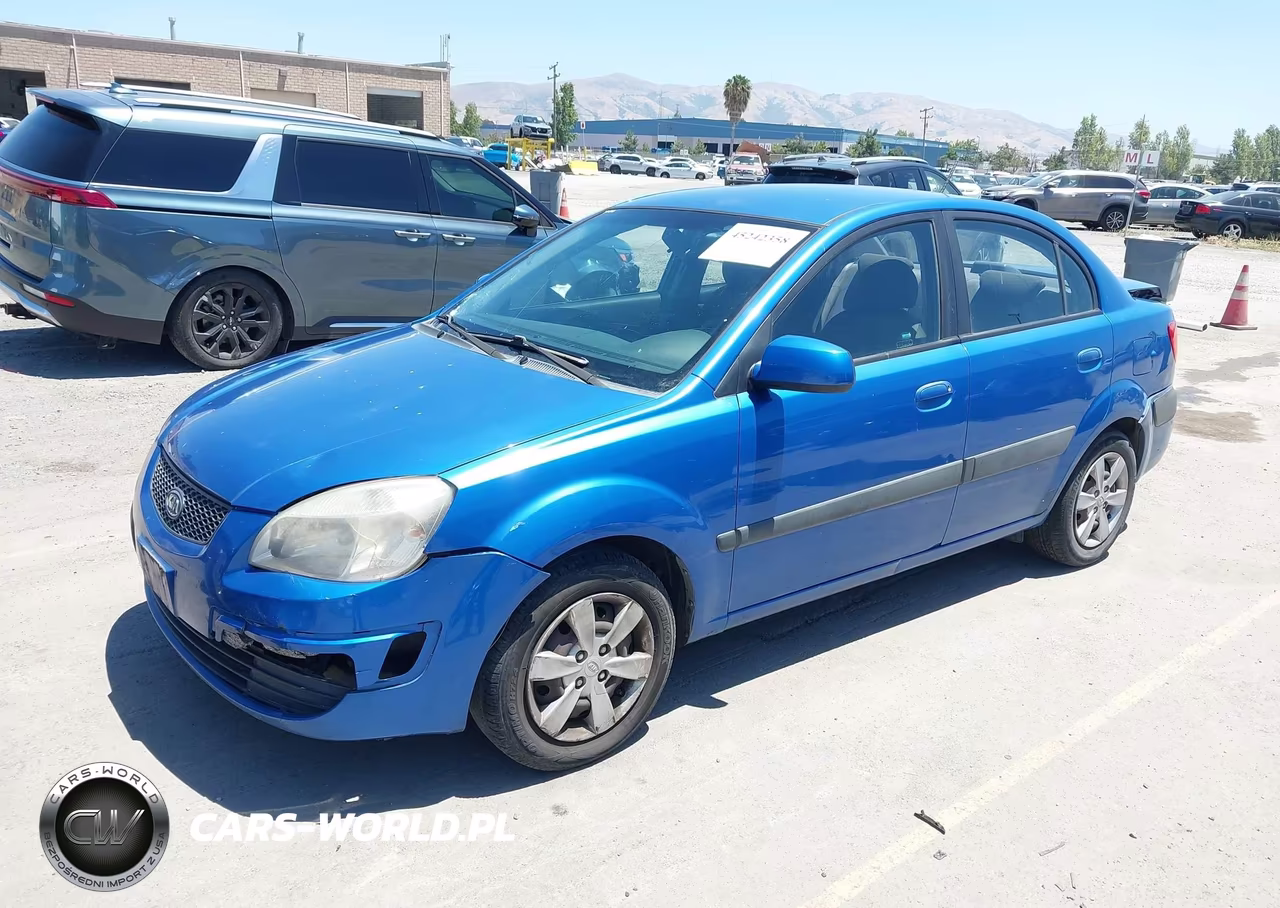 2009 Kia Rio Lx VIN:KNADE223796486366 - 2