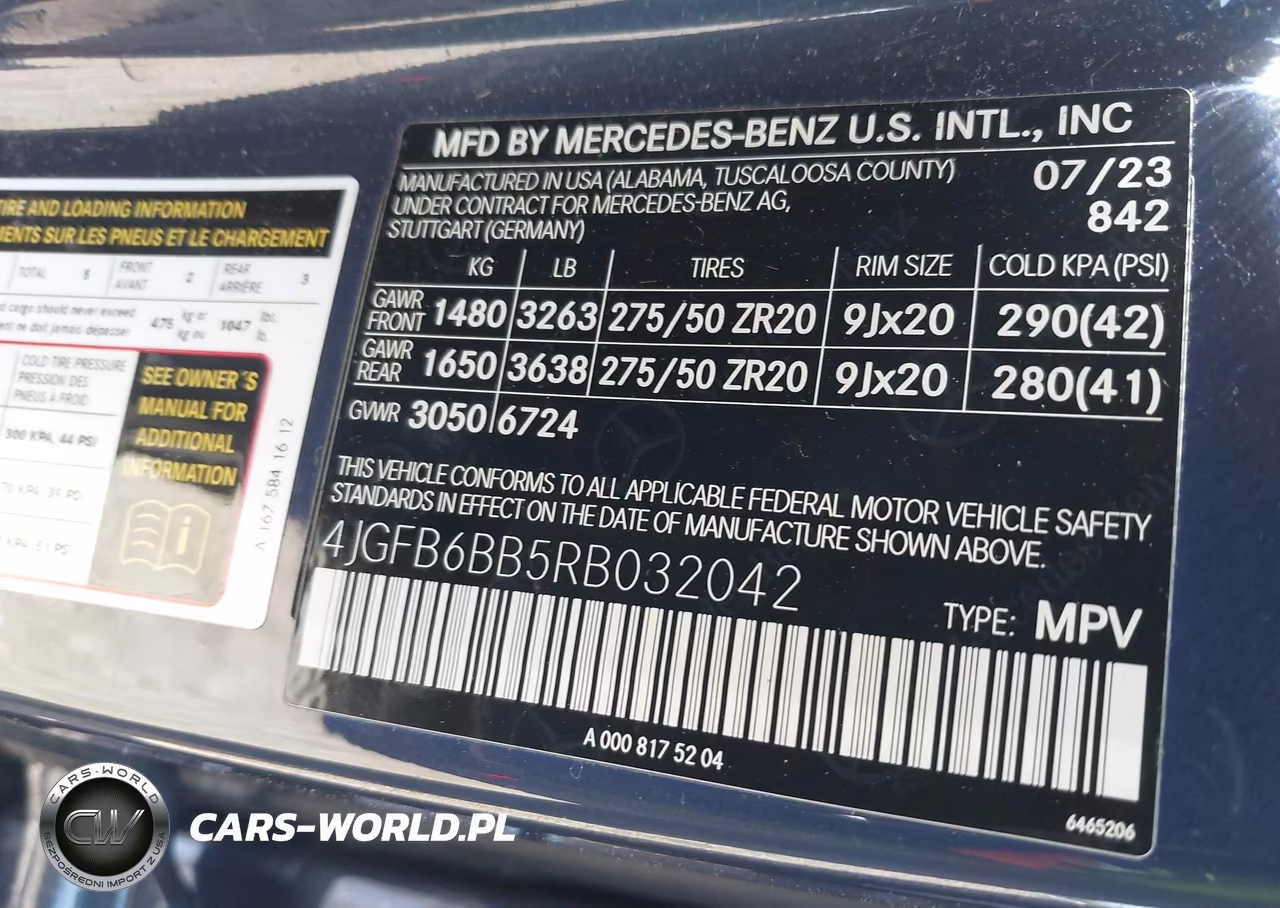 2024 Mercedes-Benz Amg Gle 53 4Matic+ VIN:4JGFB6BB5RB032042 - 9