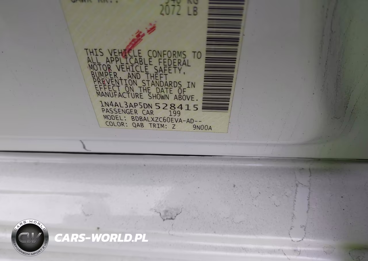 2013 Nissan Altima 2.5 Sl VIN:1N4AL3AP5DN528415 - 9