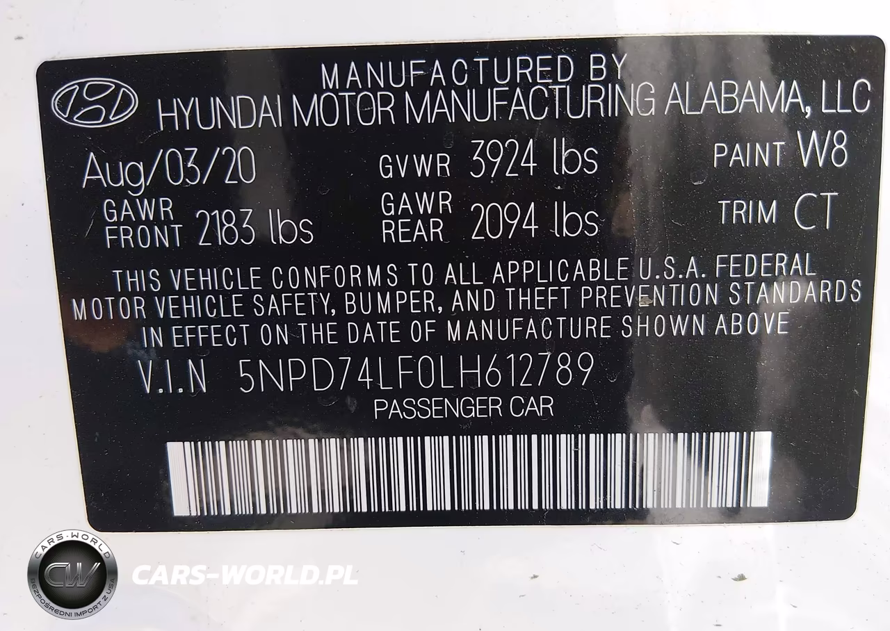 2020 Hyundai Elantra Se VIN:5NPD74LF0LH612789 - 9