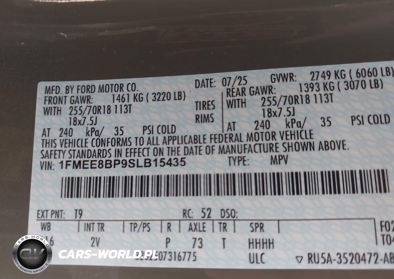 2025 Ford Bronco Outer Banks VIN:1FMEE8BP9SLB15435 - 9