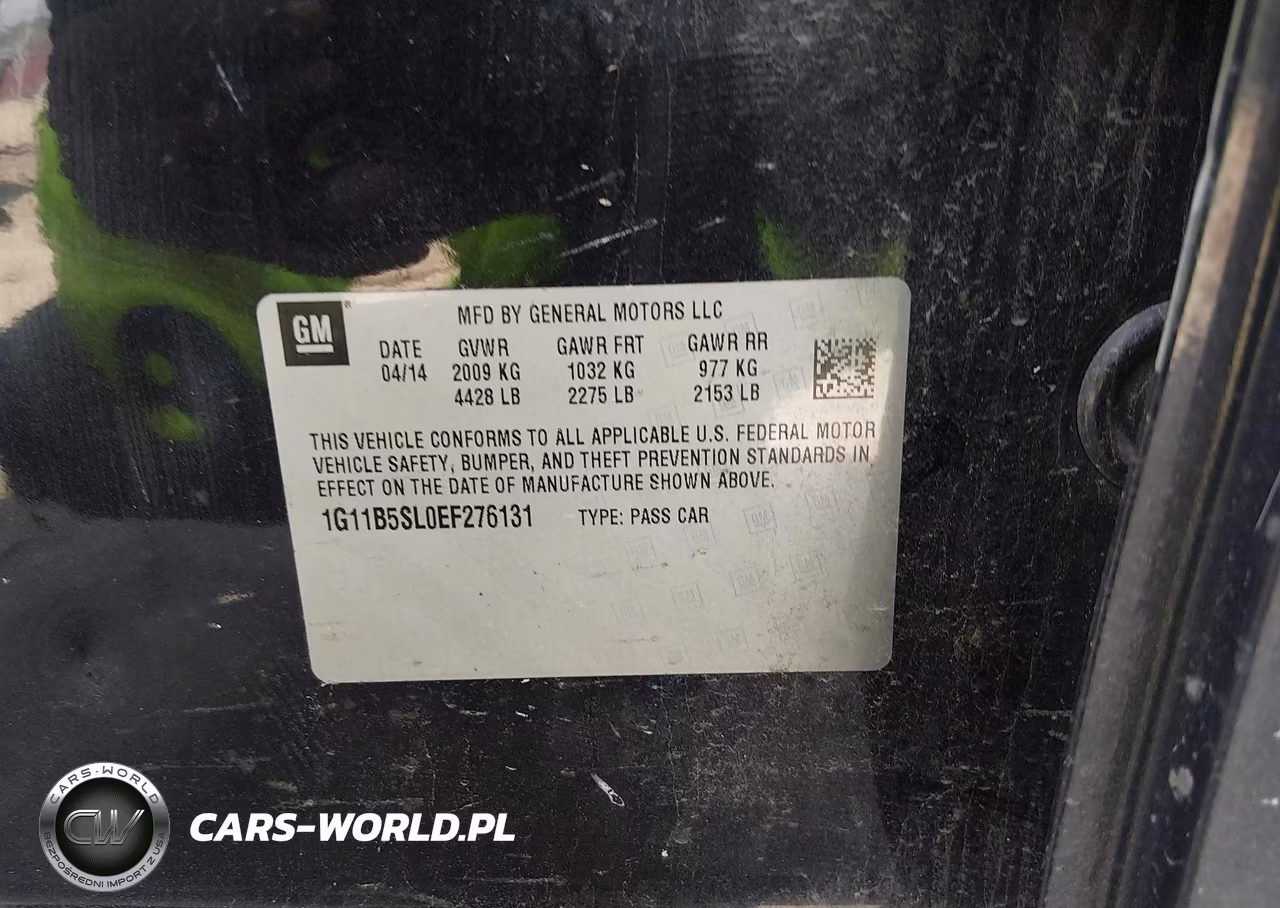 2014 Chevrolet Malibu 1Ls VIN:1G11B5SL0EF276131 - 9