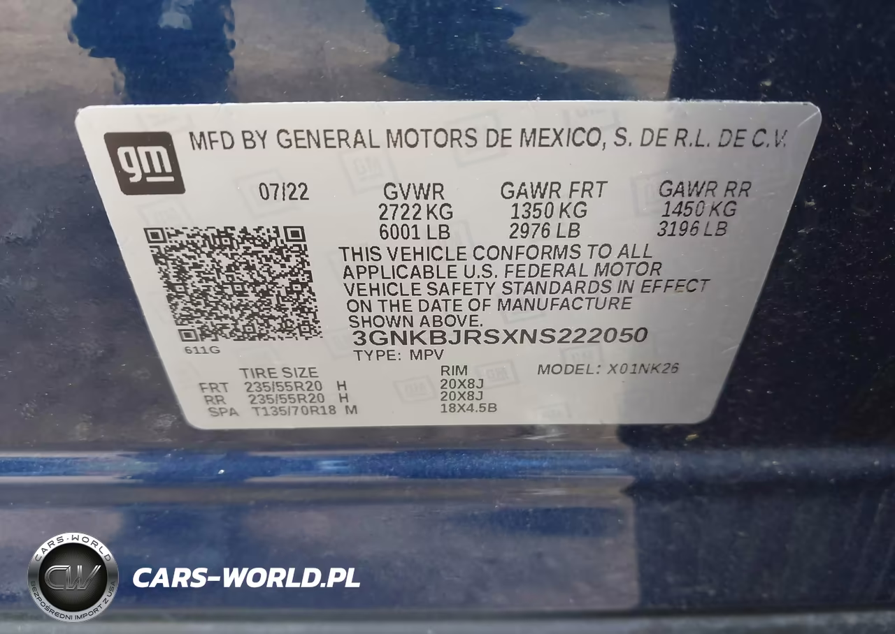 2022 Chevrolet Blazer Awd 3Lt VIN:3GNKBJRSXNS222050 - 9