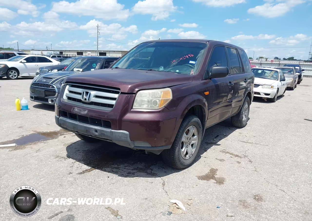 2007 Honda Pilot Lx VIN:5FNYF281X7B015921 - 2