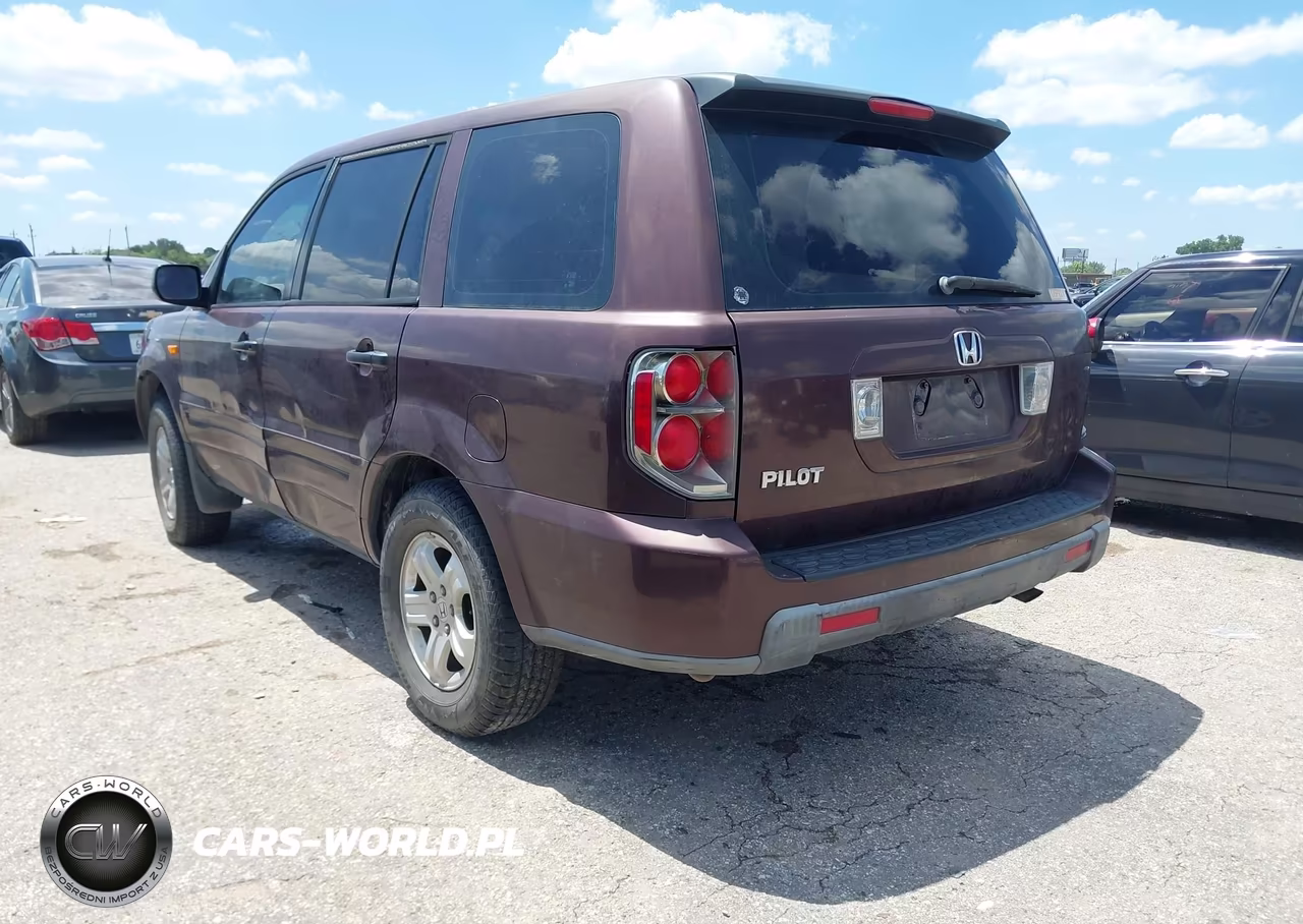 2007 Honda Pilot Lx VIN:5FNYF281X7B015921 - 3