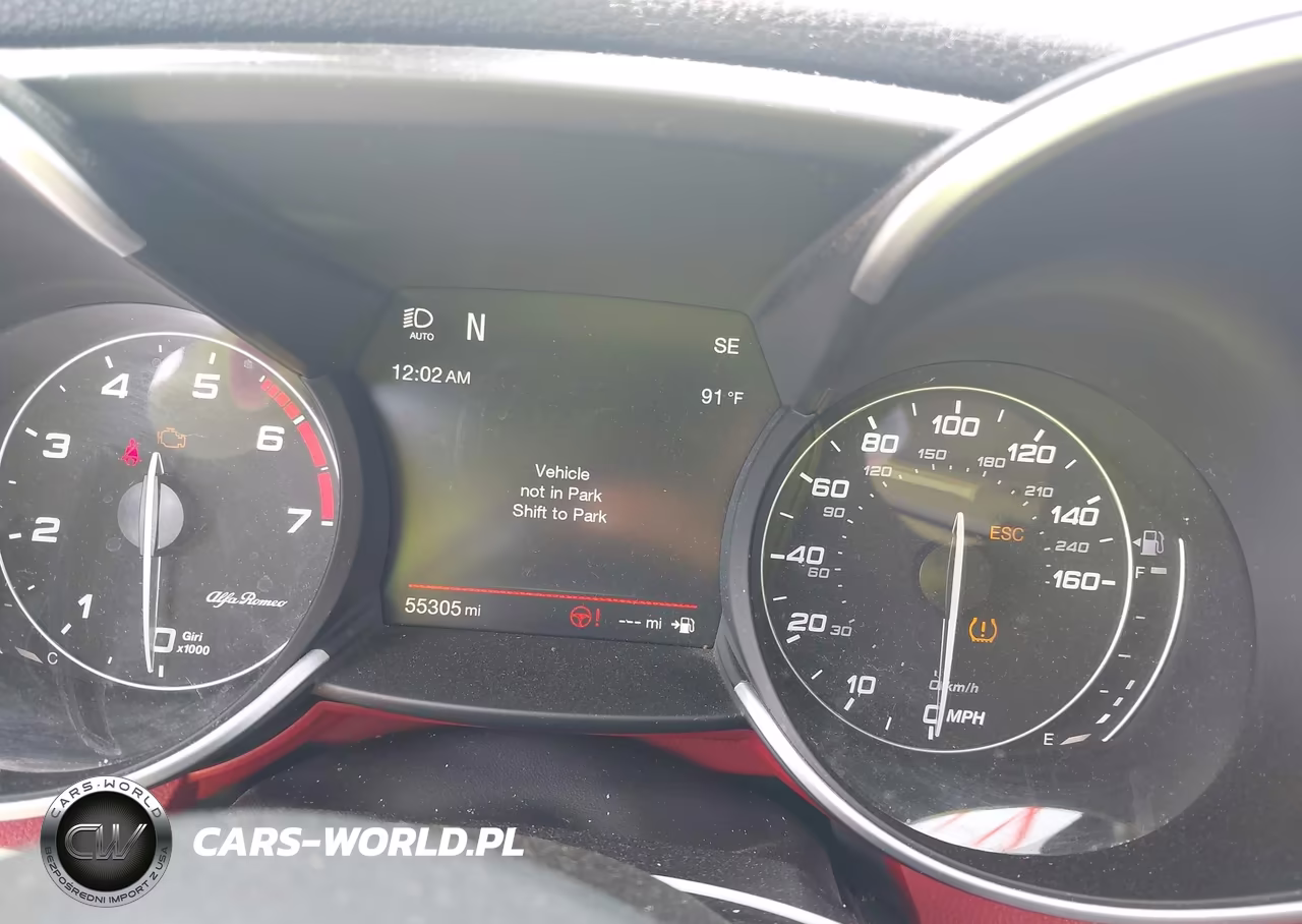 2019 Alfa Romeo Giulia Ti Sport Awd VIN:ZARFANBN1K7601043 - 7