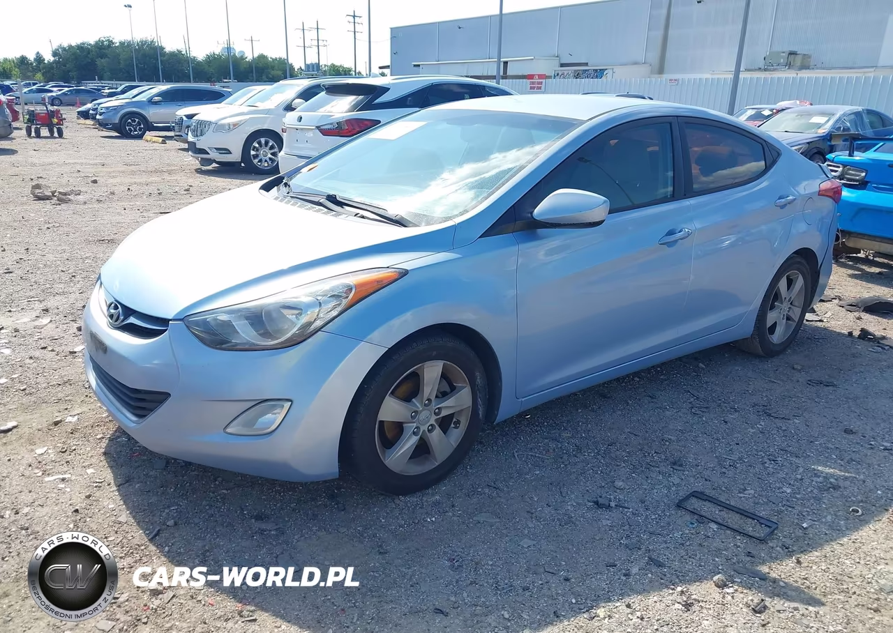 2012 Hyundai Elantra Gls (Ulsan Plant) VIN:KMHDH4AE6CU376772 - 2