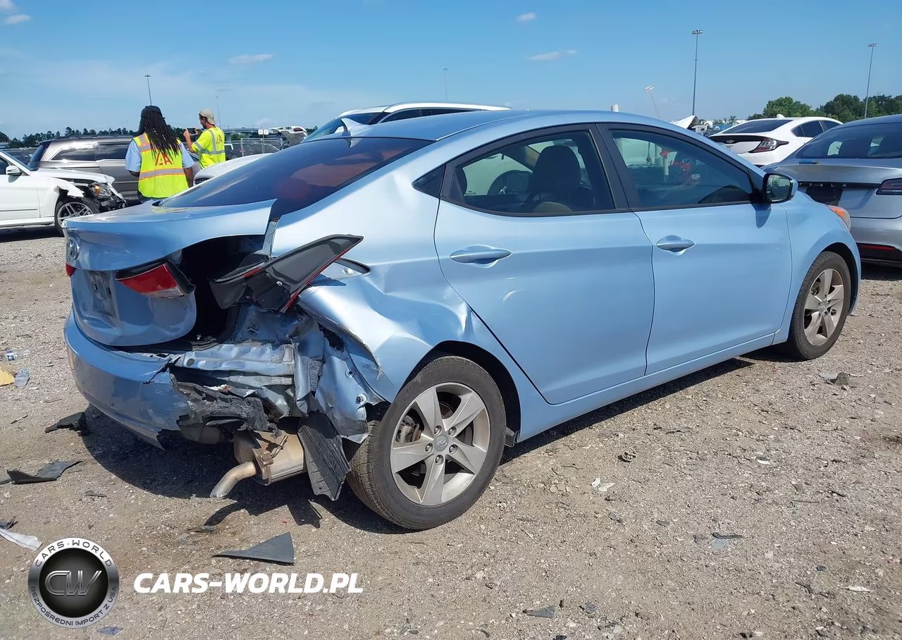 2012 Hyundai Elantra Gls (Ulsan Plant) VIN:KMHDH4AE6CU376772 - 4