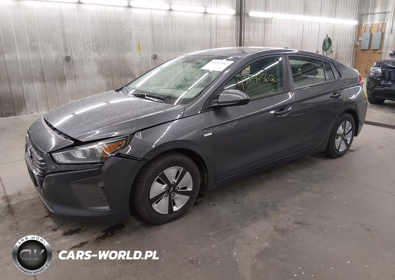 2017 Hyundai Ioniq Hybrid Blue VIN:KMHC65LC2HU023536 - 2