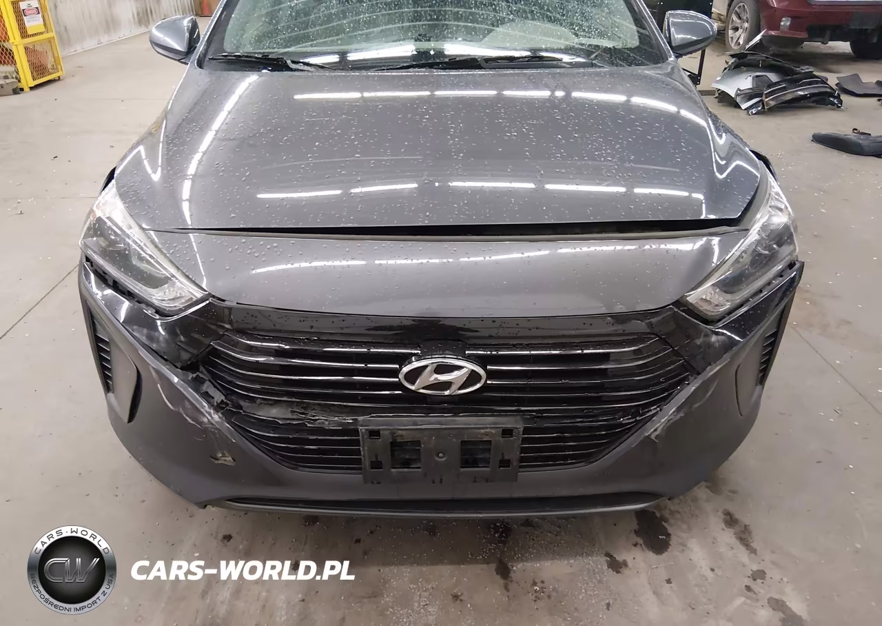 2017 Hyundai Ioniq Hybrid Blue VIN:KMHC65LC2HU023536 - 6