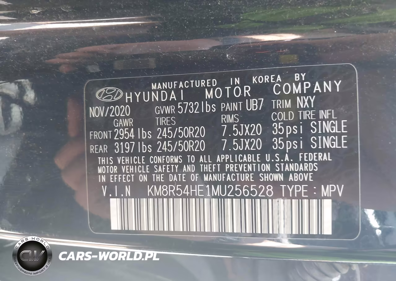 2021 Hyundai Palisade Limited VIN:KM8R54HE1MU256528 - 9