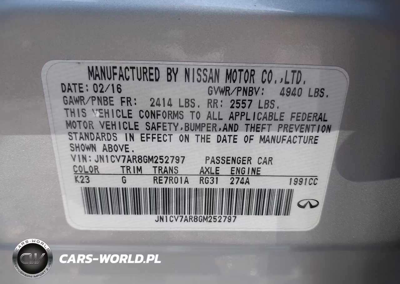 2016 Infiniti Q50 2.0T Base-2.0T Premium VIN:JN1CV7AR8GM252797 - 9