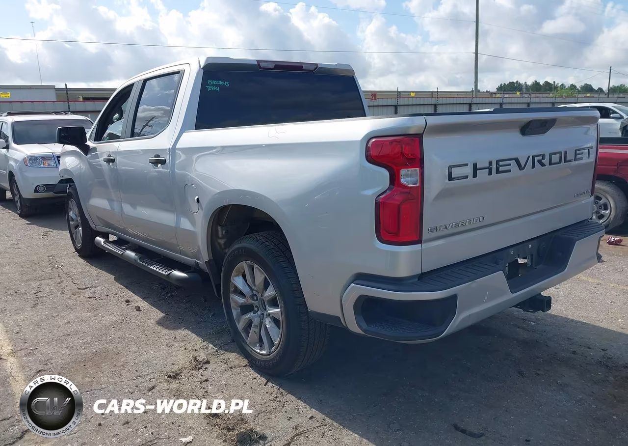 2021 Chevrolet Silverado 1500 2Wd Short Bed Custom VIN:3GCPWBEK9MG211637 - 3