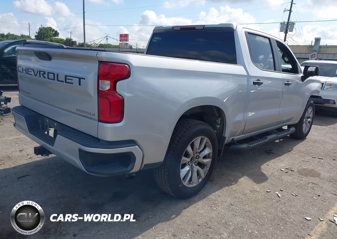 2021 Chevrolet Silverado 1500 2Wd Short Bed Custom VIN:3GCPWBEK9MG211637 - 4