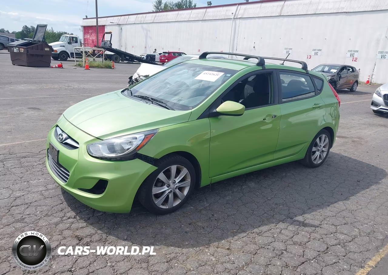 2012 Hyundai Accent Se VIN:KMHCU5AE4CU015165 - 2