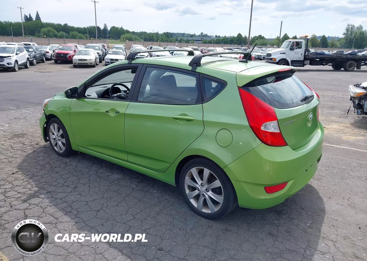 2012 Hyundai Accent Se VIN:KMHCU5AE4CU015165 - 3