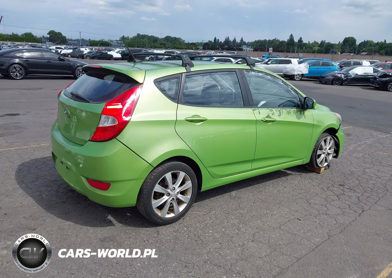 2012 Hyundai Accent Se VIN:KMHCU5AE4CU015165 - 4