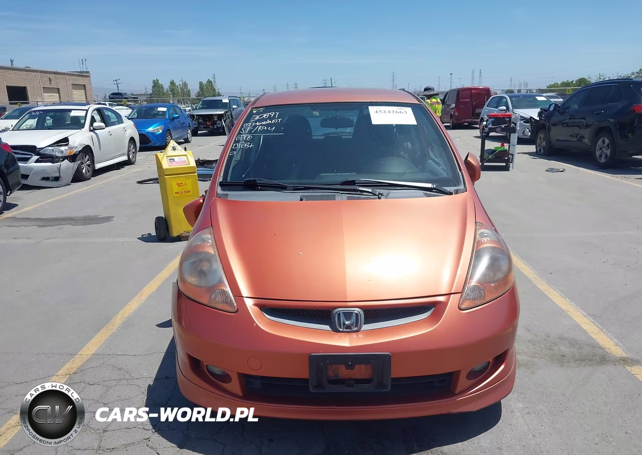 2007 Honda Fit Sport VIN:JHMGD38687S029921 - 12