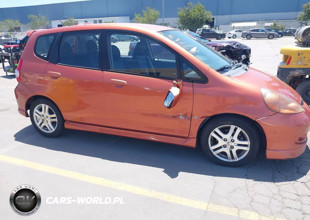 2007 Honda Fit Sport VIN:JHMGD38687S029921 - 6
