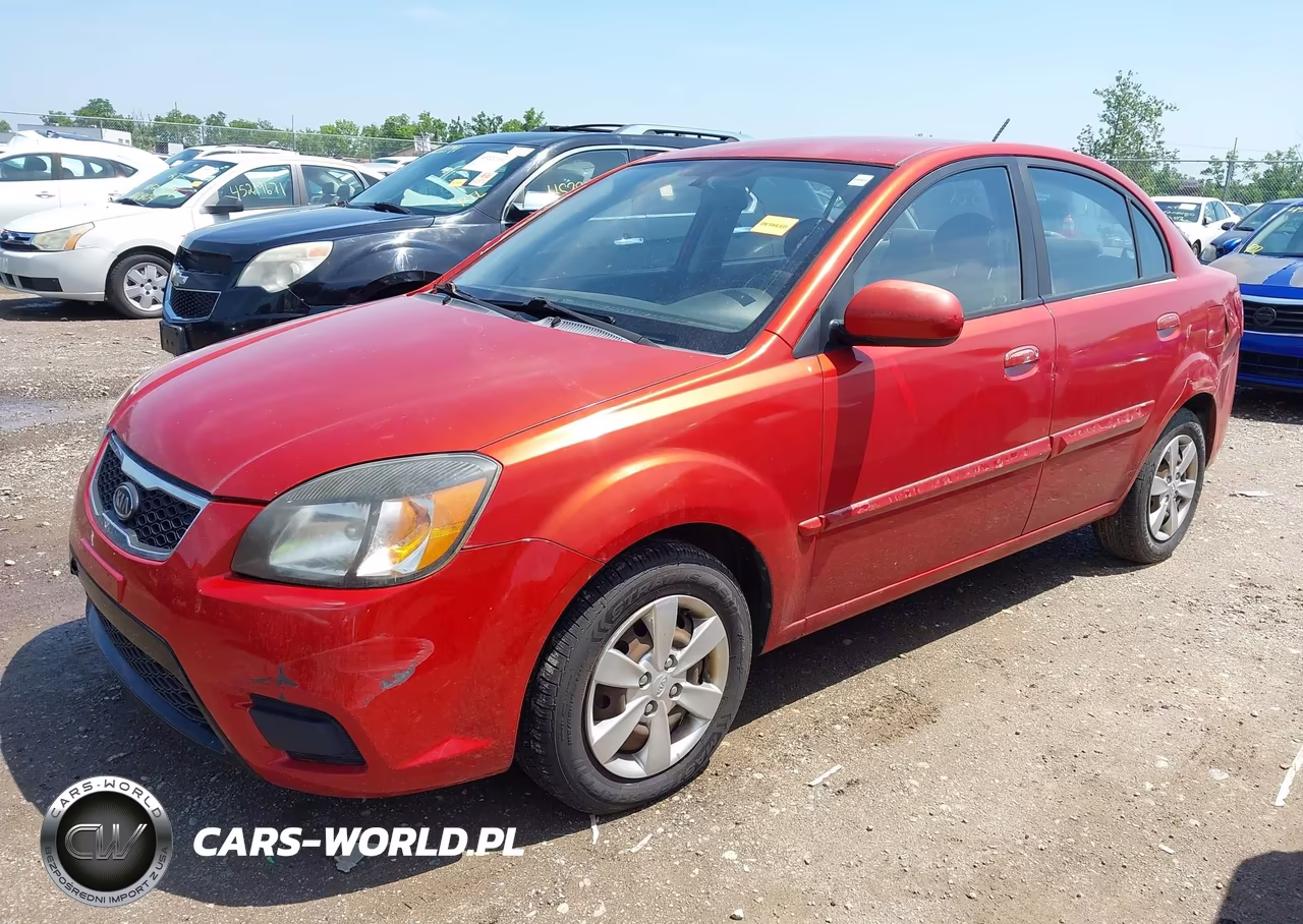 2011 Kia Rio Lx VIN:KNADH4A30B6955873 - 2