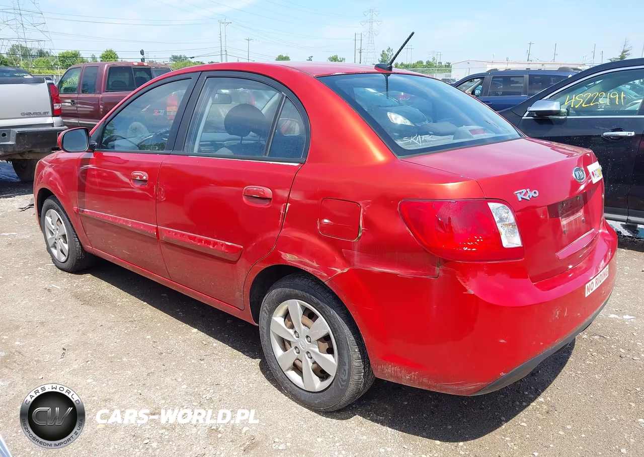 2011 Kia Rio Lx VIN:KNADH4A30B6955873 - 3