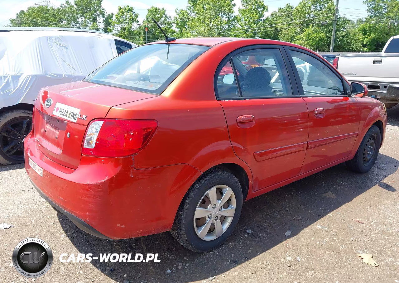 2011 Kia Rio Lx VIN:KNADH4A30B6955873 - 4