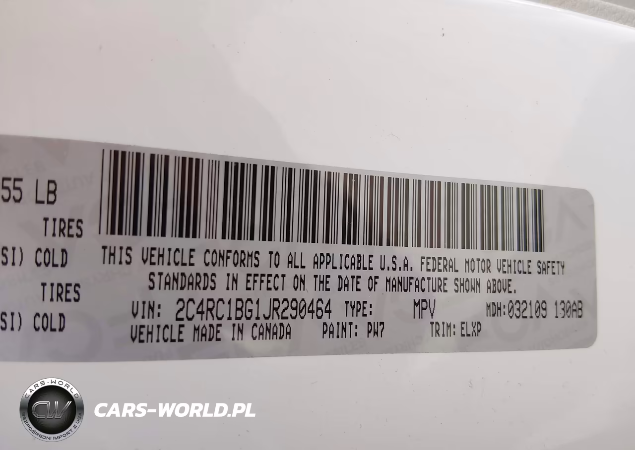2018 Chrysler Pacifica Touring L VIN:2C4RC1BG1JR290464 - 9