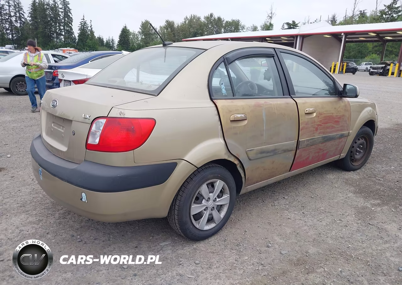 2009 Kia Rio Lx VIN:KNADE223296584690 - 4