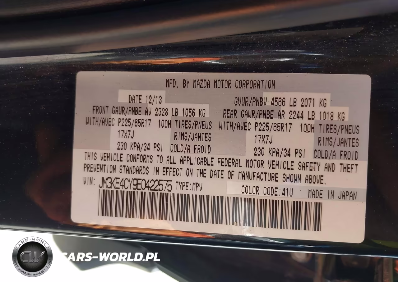2014 Mazda Cx-5 Touring VIN:JM3KE4CY9E0422575 - 9