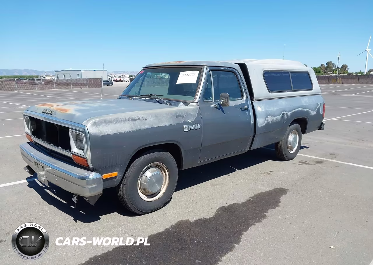 1986 Dodge D-Series D200-D250 VIN:1B7HD24T9GS097592 - 2