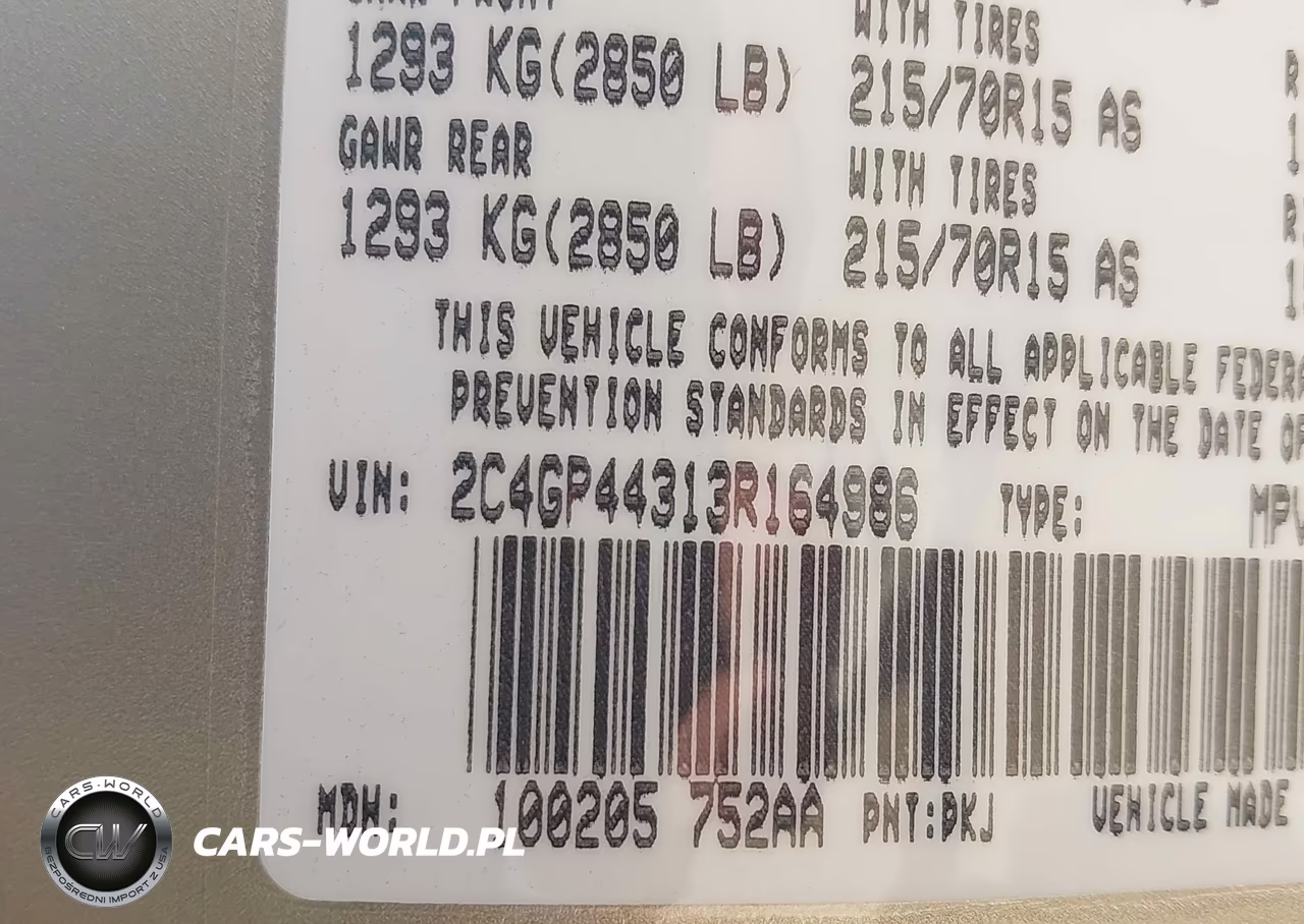 2003 Chrysler Town & Country Lx VIN:2C4GP44313R164986 - 9