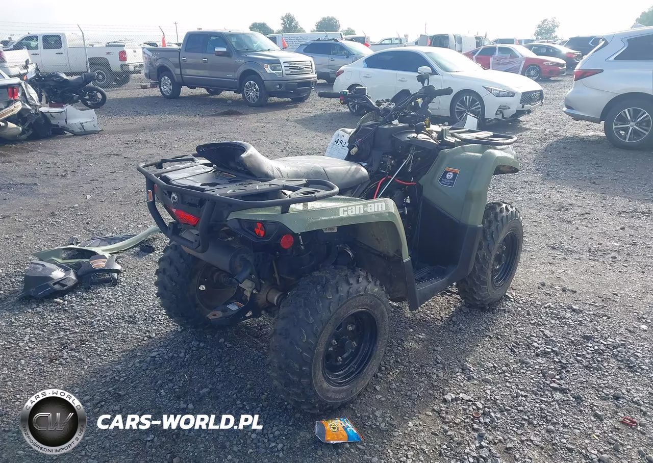 2017 Can-Am Outlander 450-450 Dps VIN:3JBLGAR27HJ001856 - 4