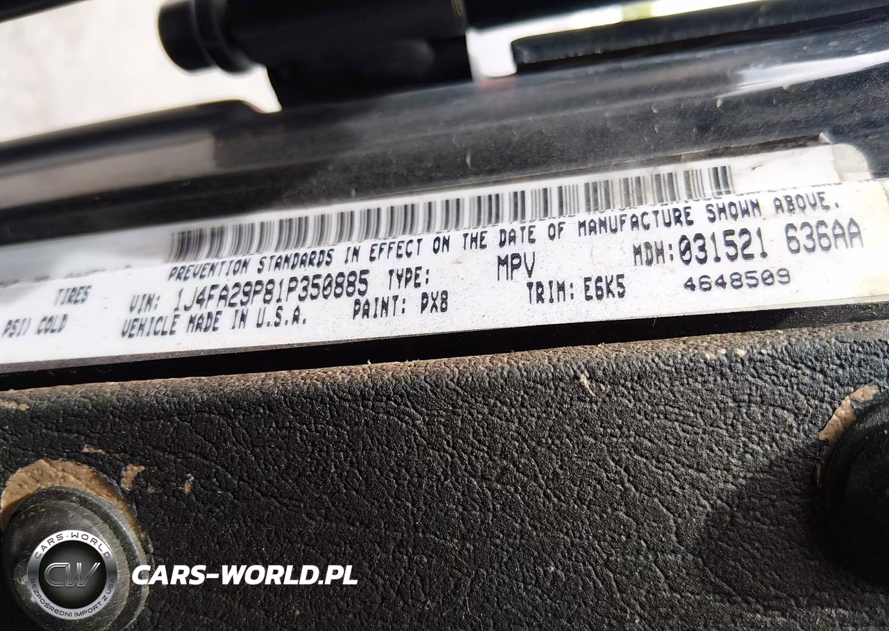 2001 Jeep Wrangler Se VIN:1J4FA29P81P350885 - 9