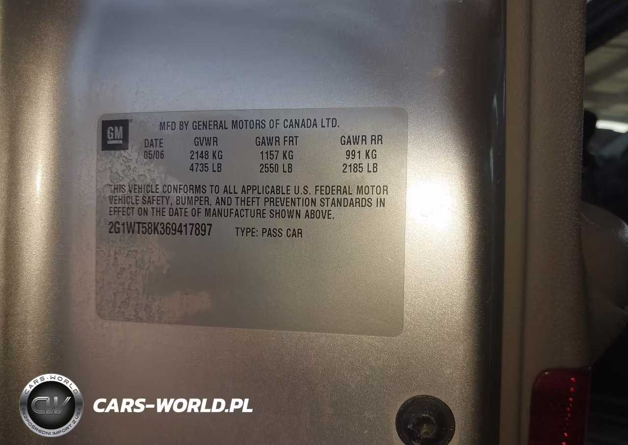 2006 Chevrolet Impala Lt VIN:2G1WT58K369417897 - 9