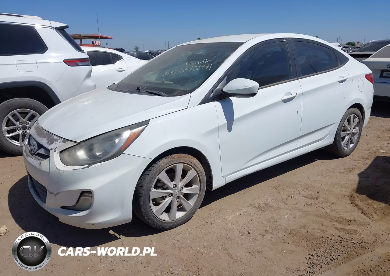 2013 Hyundai Accent Gls VIN:KMHCU4AE3DU461979 - 2