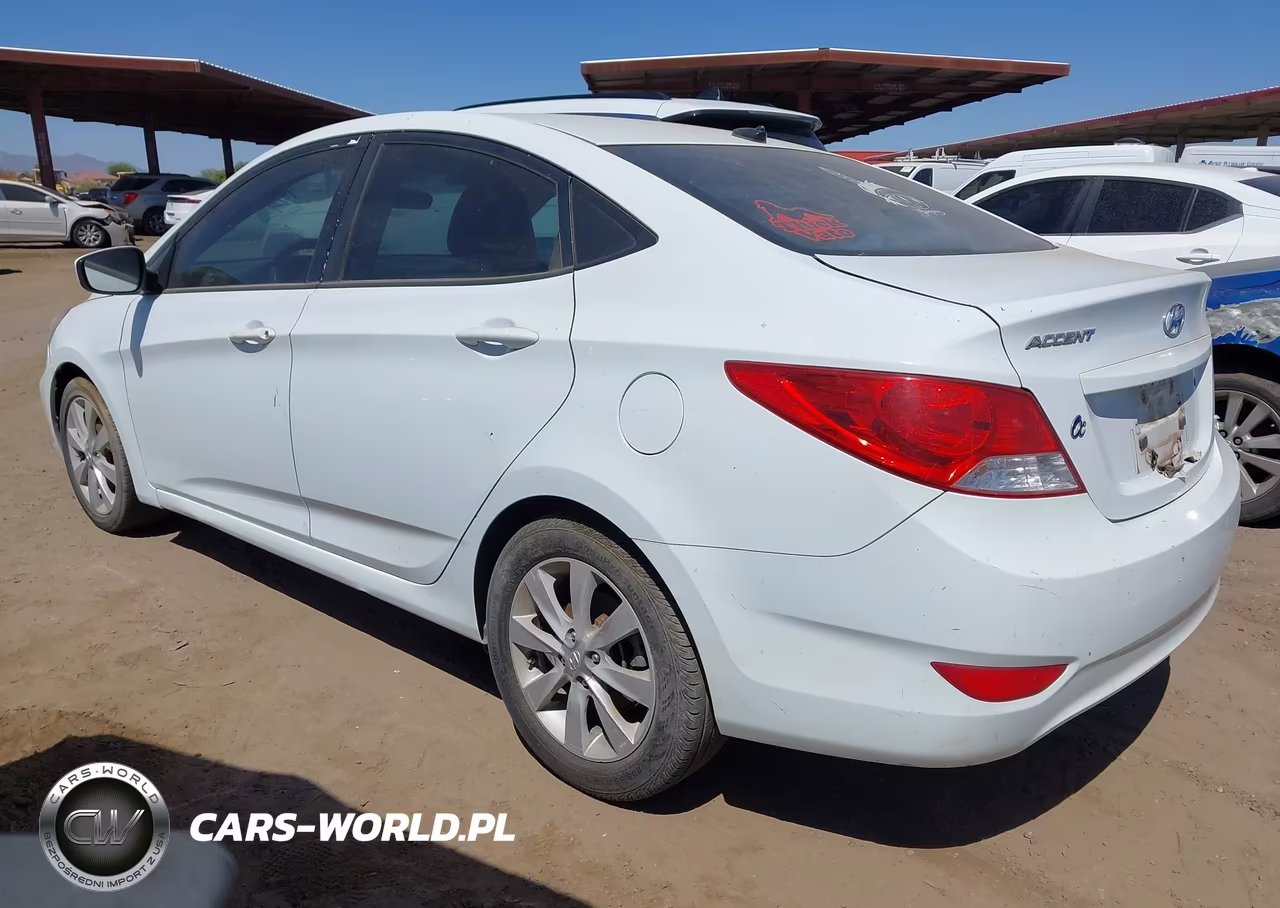 2013 Hyundai Accent Gls VIN:KMHCU4AE3DU461979 - 3