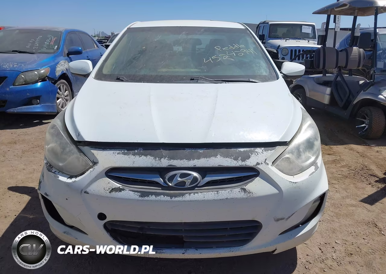 2013 Hyundai Accent Gls VIN:KMHCU4AE3DU461979 - 6