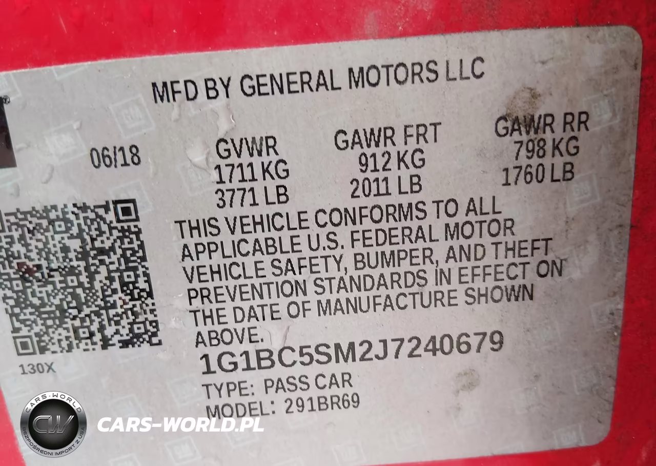 2018 Chevrolet Cruze Ls Auto VIN:1G1BC5SM2J7240679 - 9