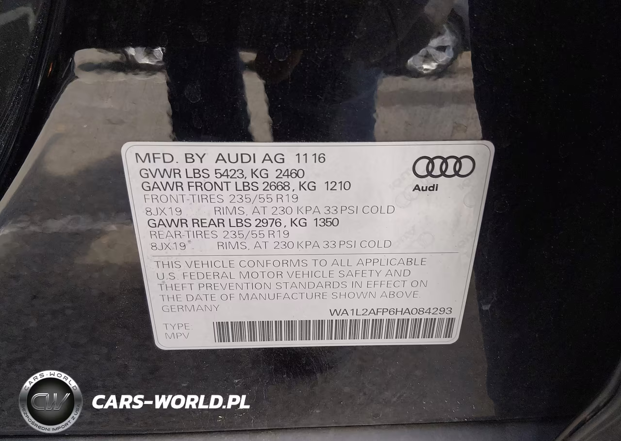 2017 Audi Q5 2.0T Premium VIN:WA1L2AFP6HA084293 - 9