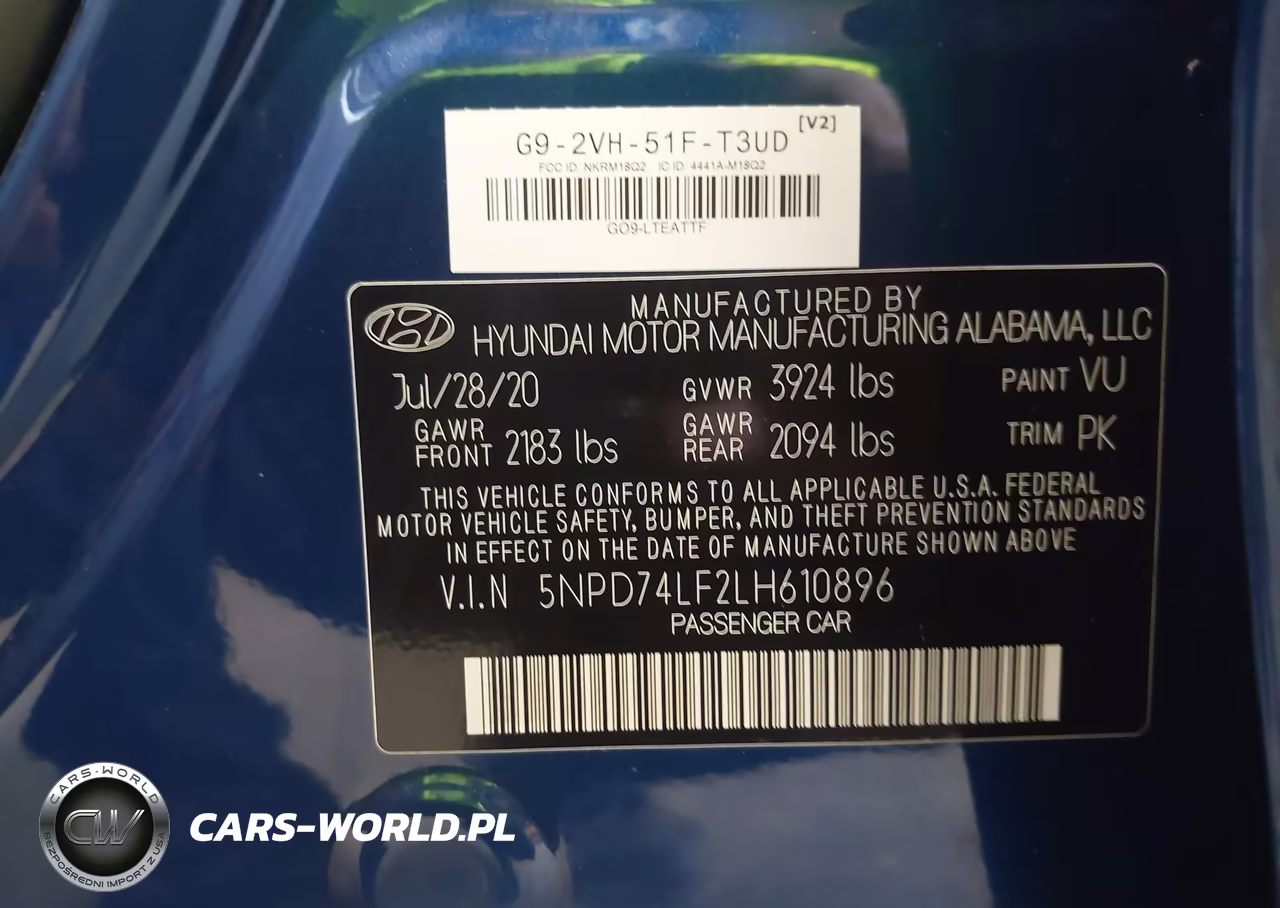 2020 Hyundai Elantra Se VIN:5NPD74LF2LH610896 - 9
