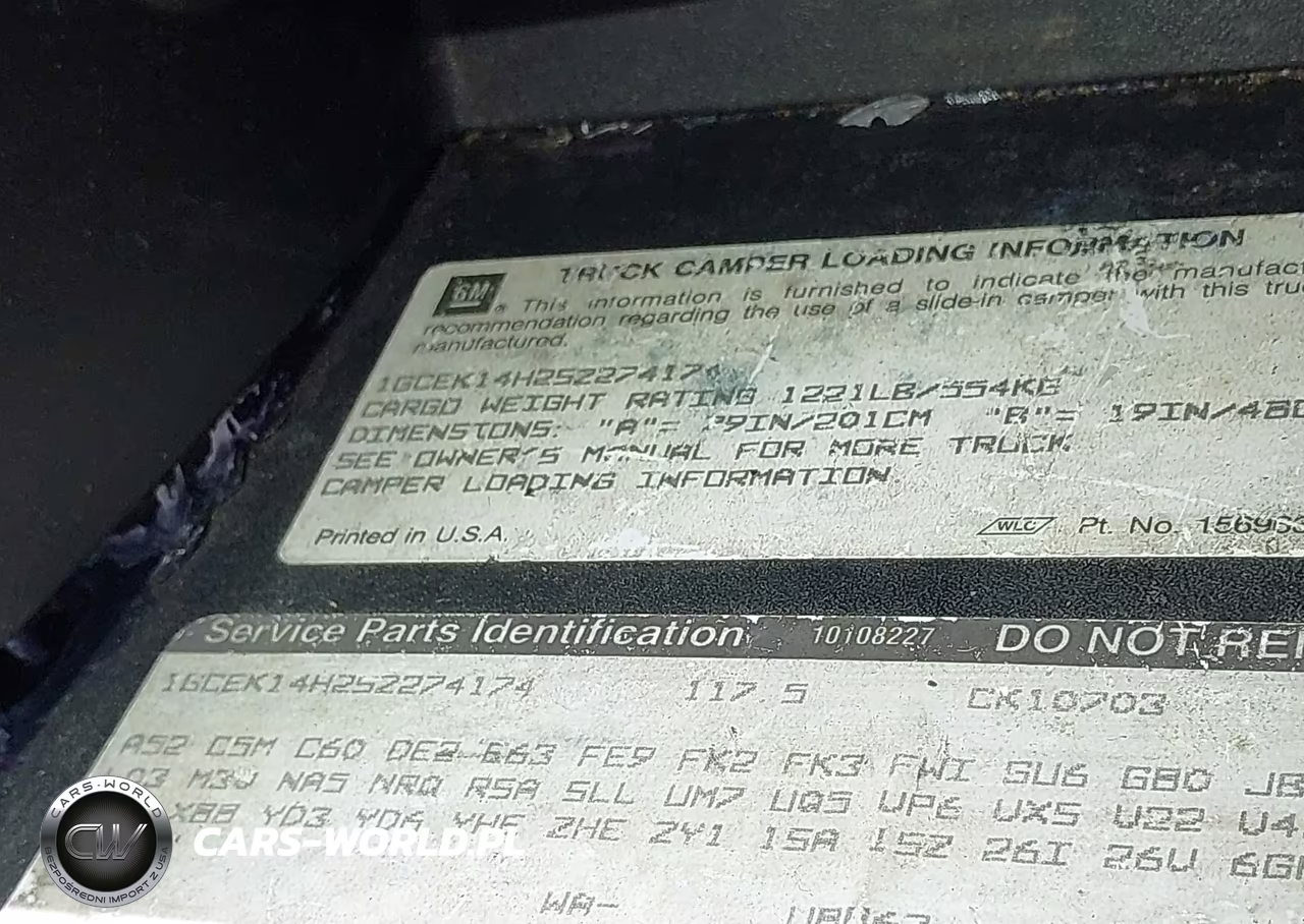 1995 Chevrolet Gmt-400 K1500 VIN:1GCEK14H2SZ274174 - 9