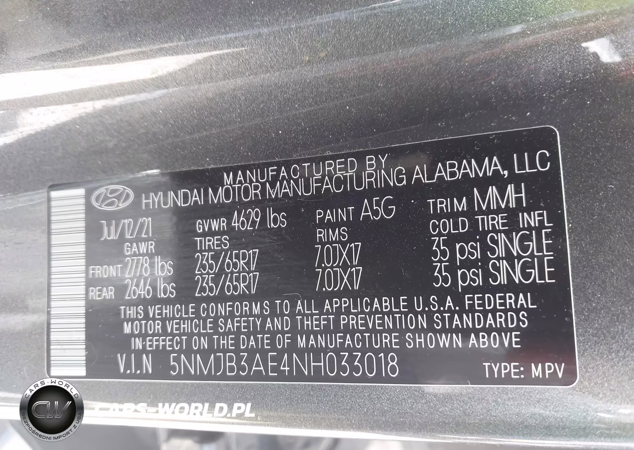2022 Hyundai Tucson Sel VIN:5NMJB3AE4NH033018 - 9