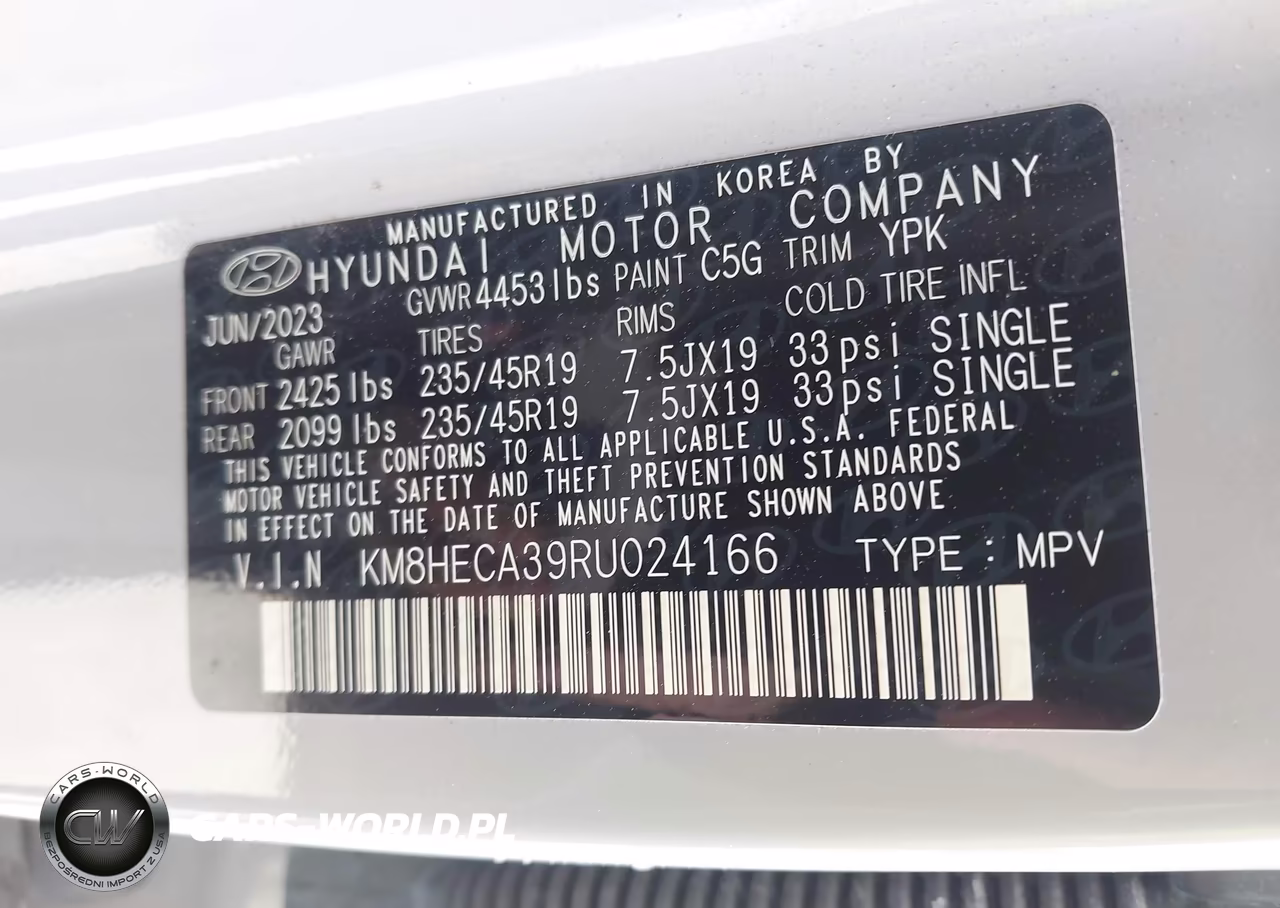 2024 Hyundai Kona Limited VIN:KM8HECA39RU024166 - 9