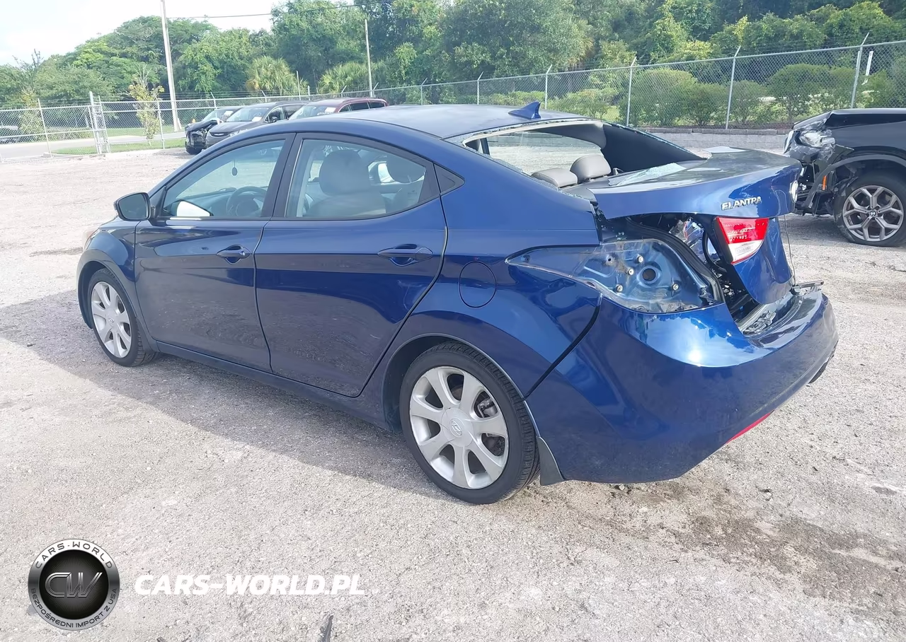 2013 Hyundai Elantra Limited VIN:KMHDH4AE3DU839999 - 3