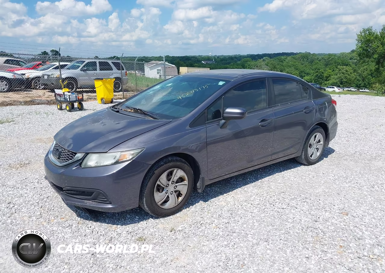 2014 Honda Civic Lx VIN:19XFB2F50EE080840 - 2